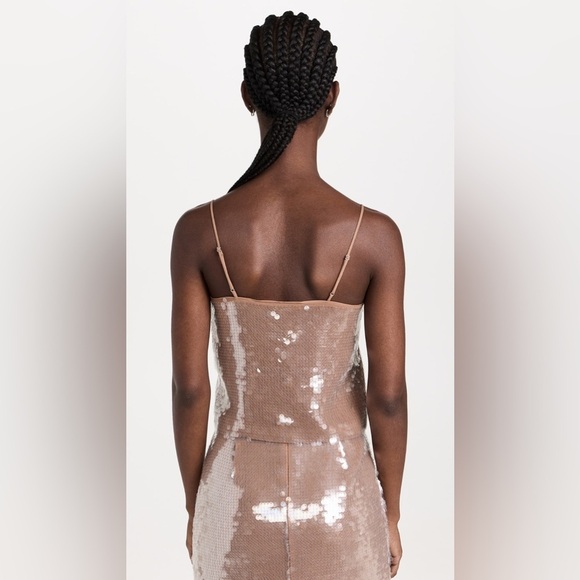 NWT Madewell Fallen Timber Sequin Square-Neck Cami Size Medium - Picture 8 of 15